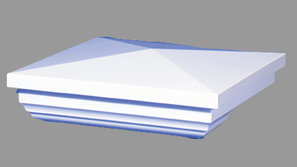 4″ Sq. New England Post Cap - 1039