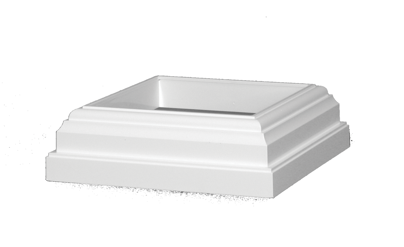 4″ Sq. New England Post Skirt w/ 0.125 IR - 1069