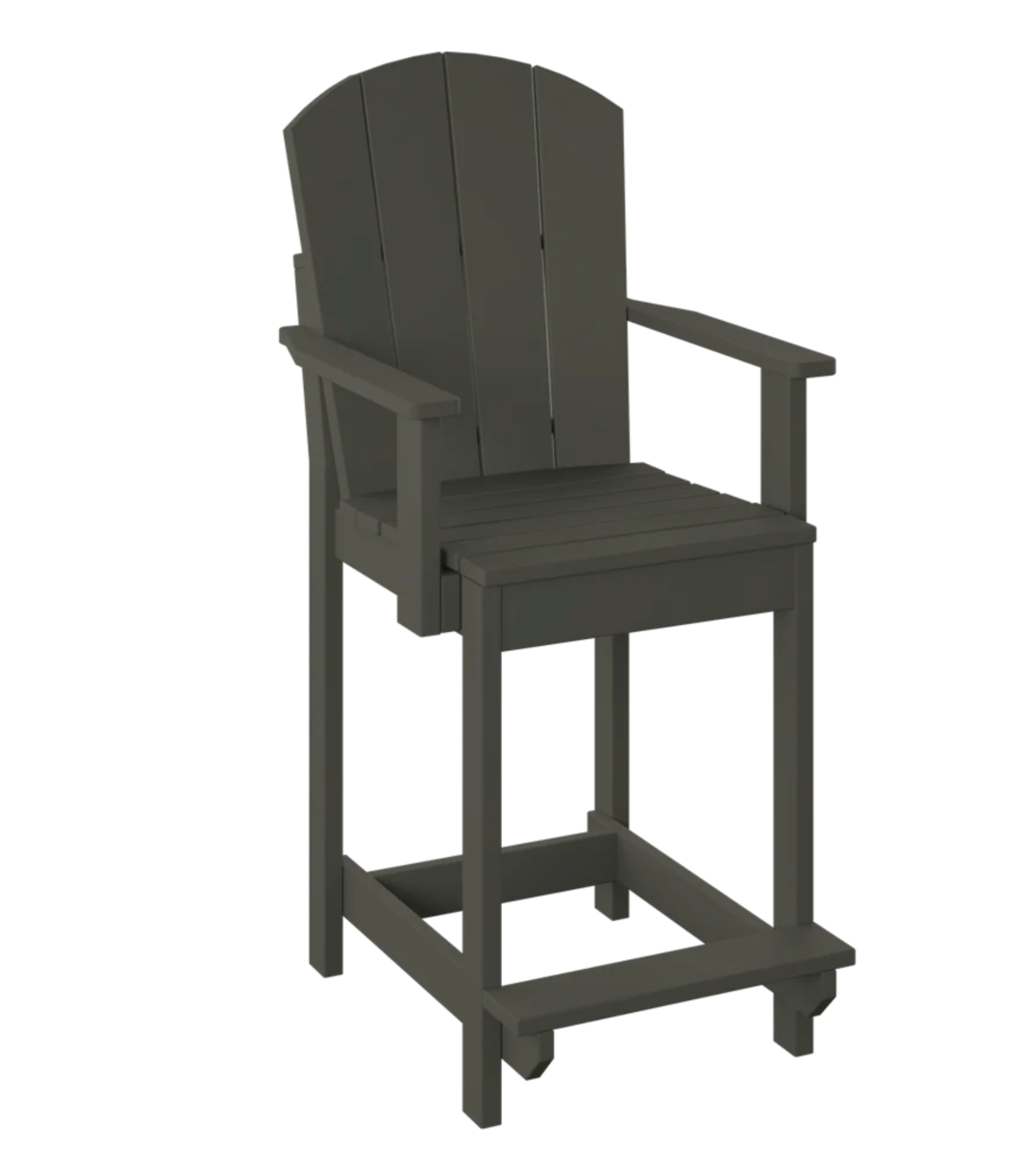 P8-C Polybird Fanback Dining Chair-Counter