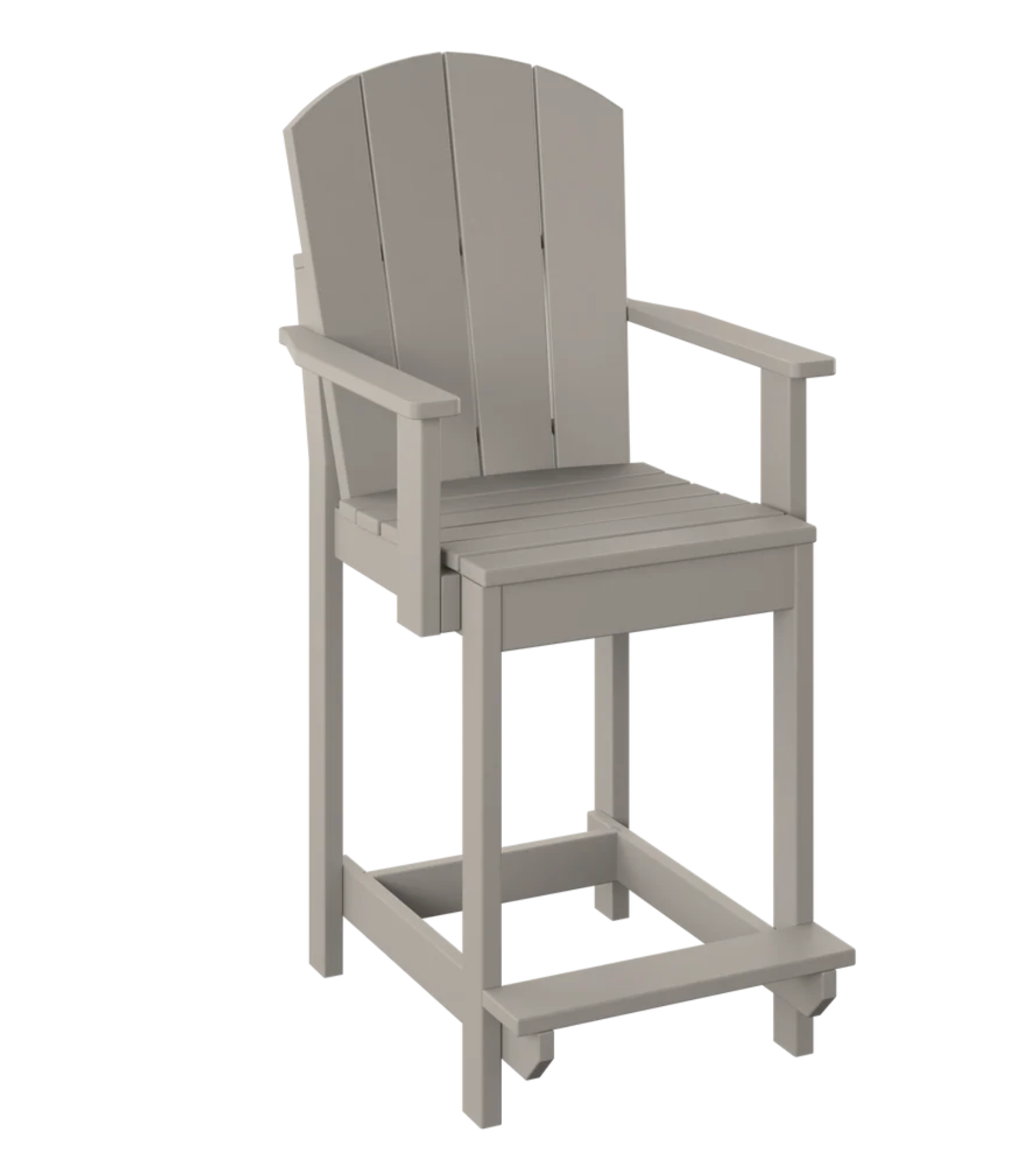 P8-C Polybird Fanback Dining Chair-Counter