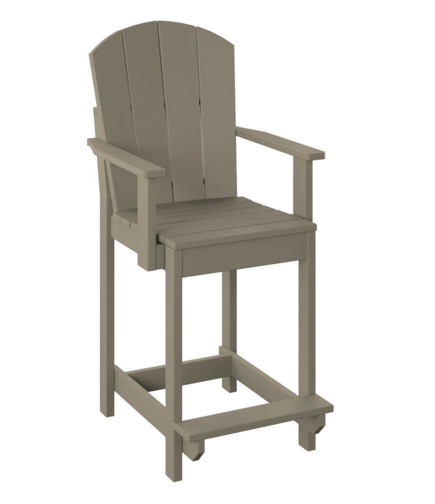 P8-C Polybird Fanback Dining Chair-Counter