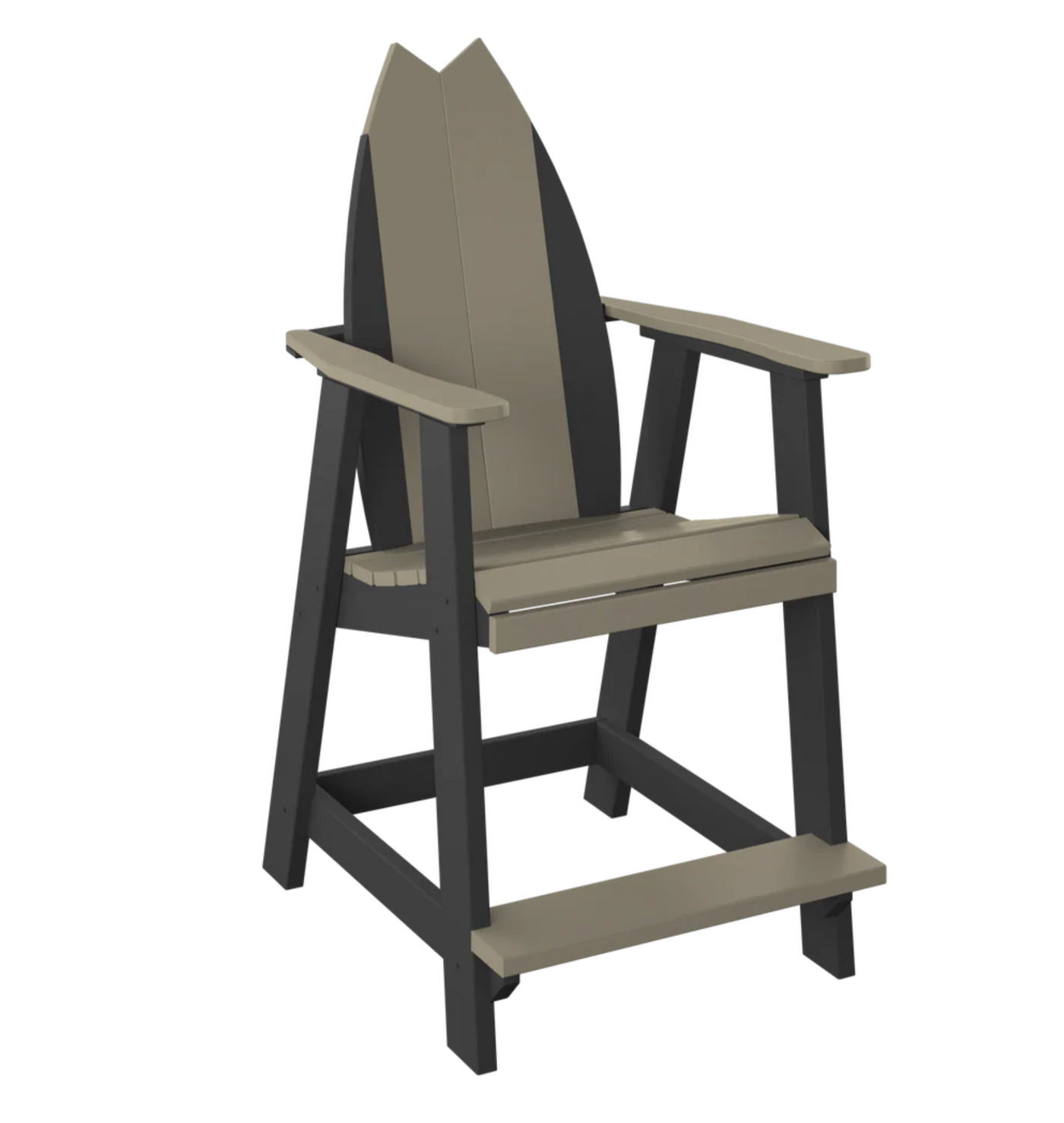 P82 Surfboard Balcony Chair-Tail