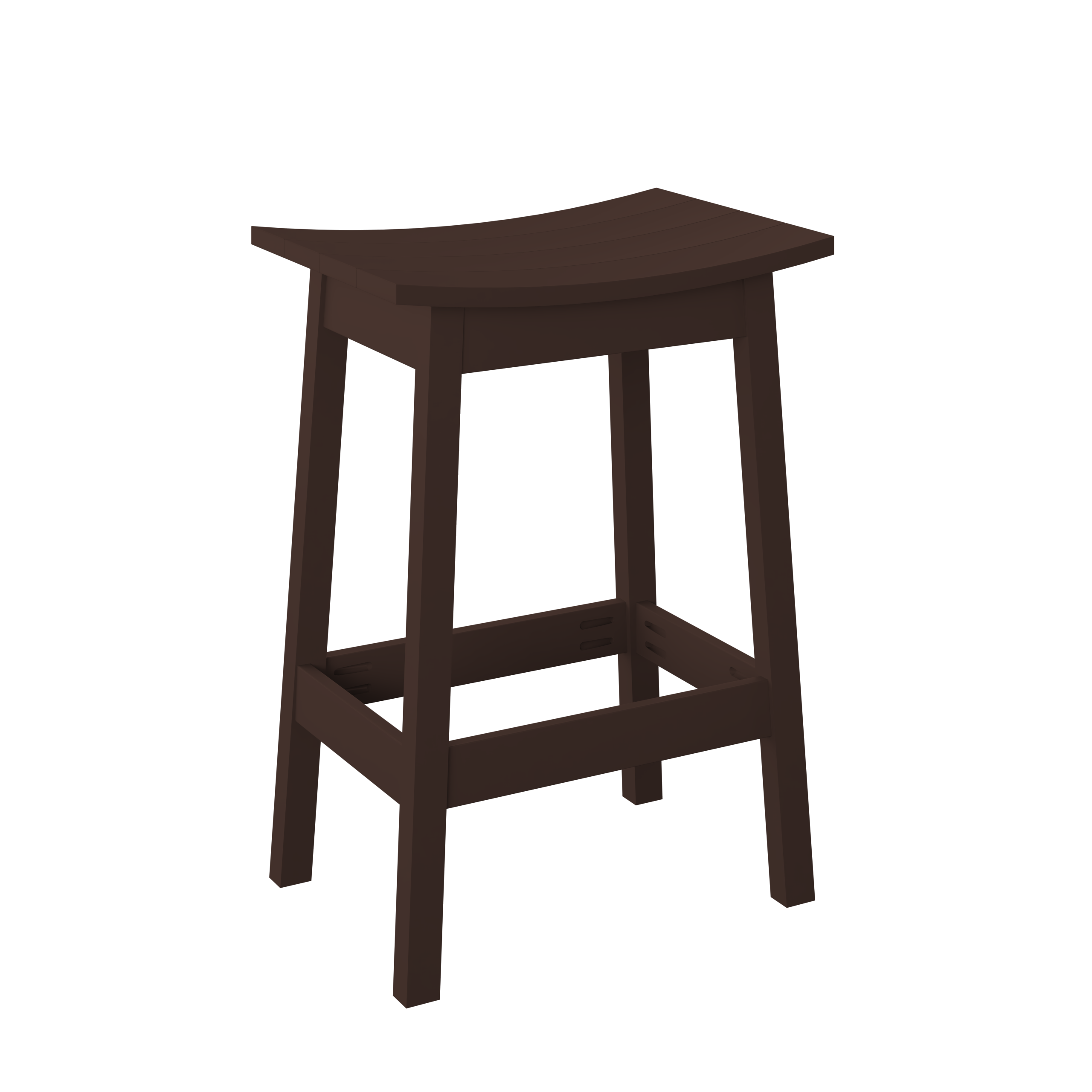 P93-C Polybird Saddle Stool-Regular