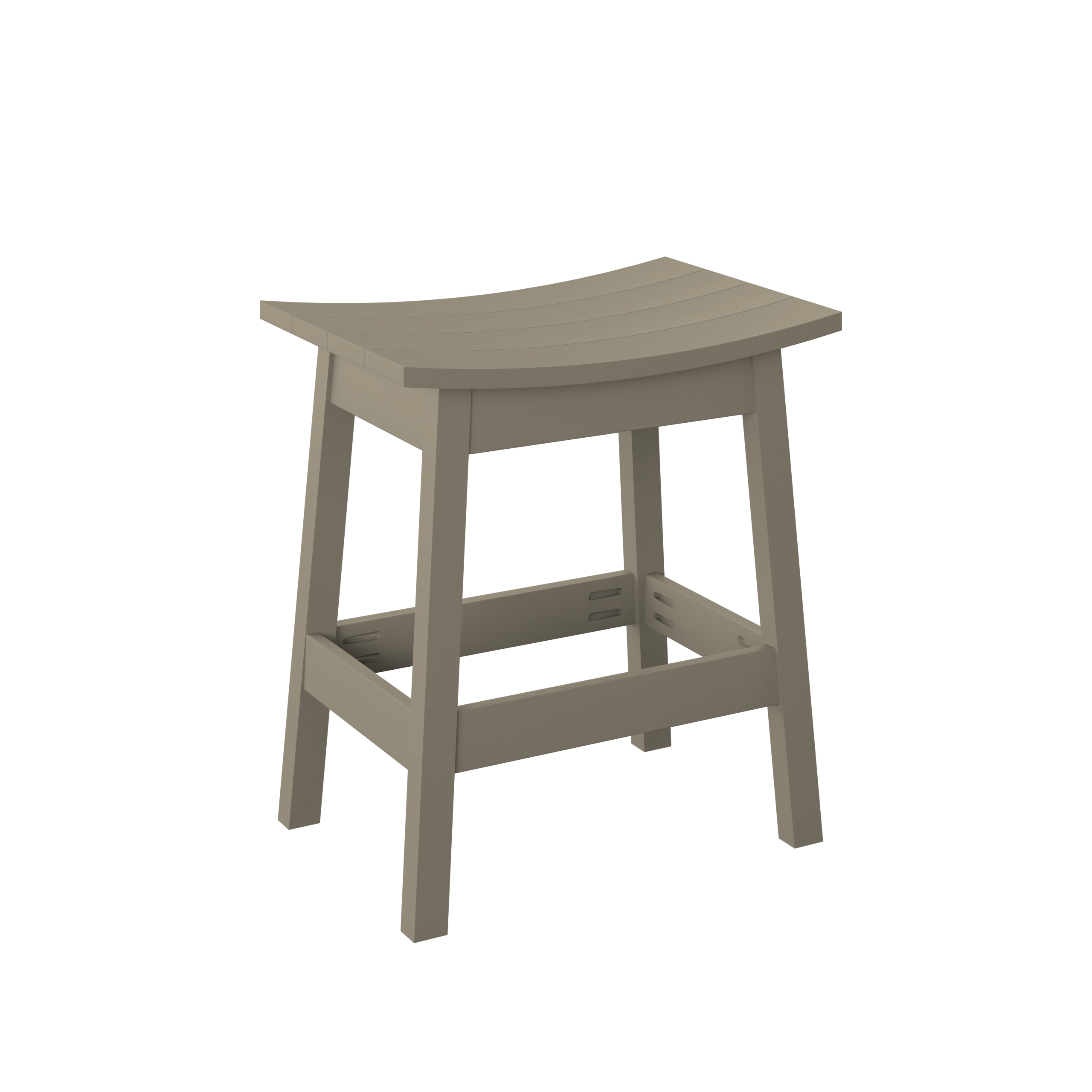 P93-C Polybird Saddle Stool-Regular