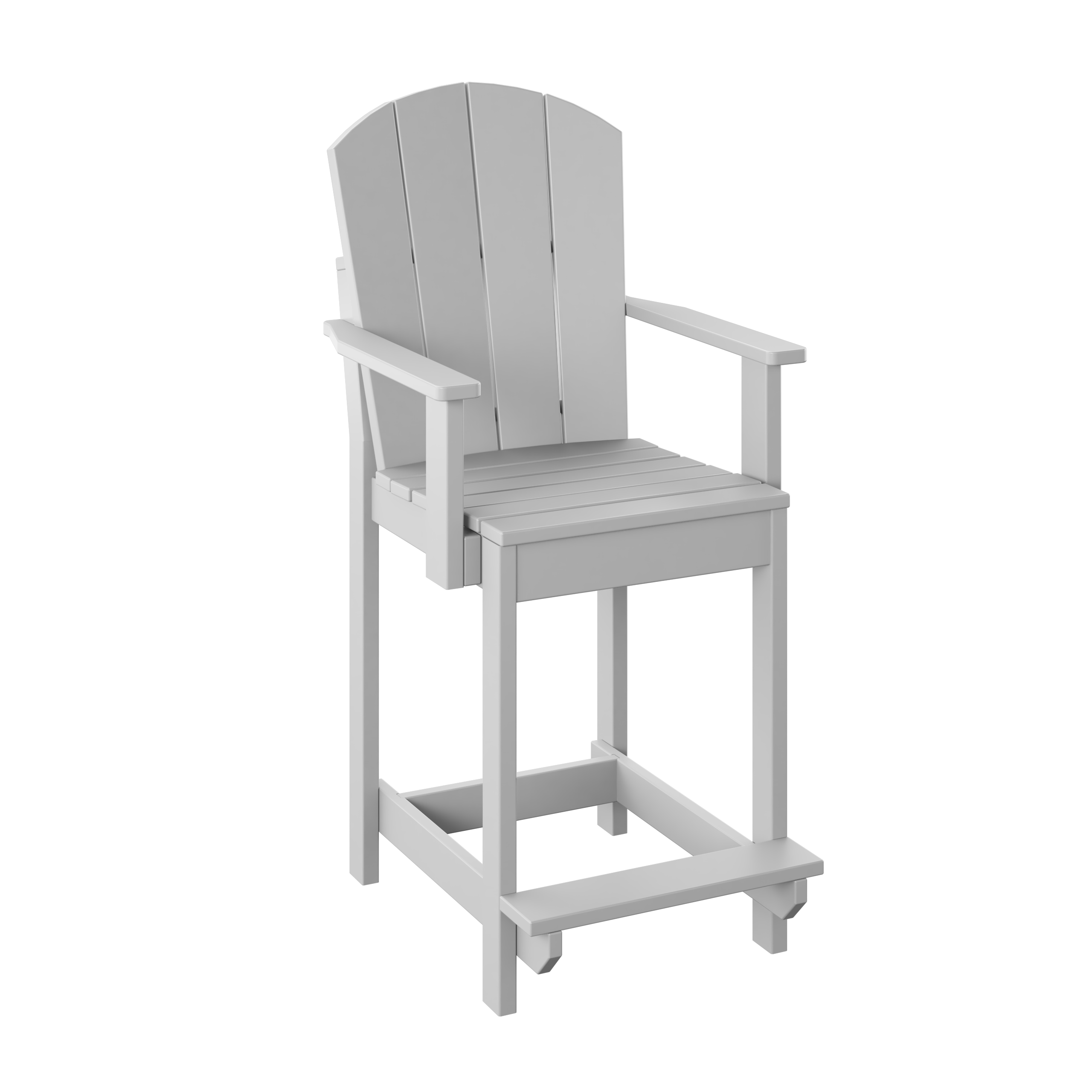 P8-C Polybird Fanback Dining Chair-Counter