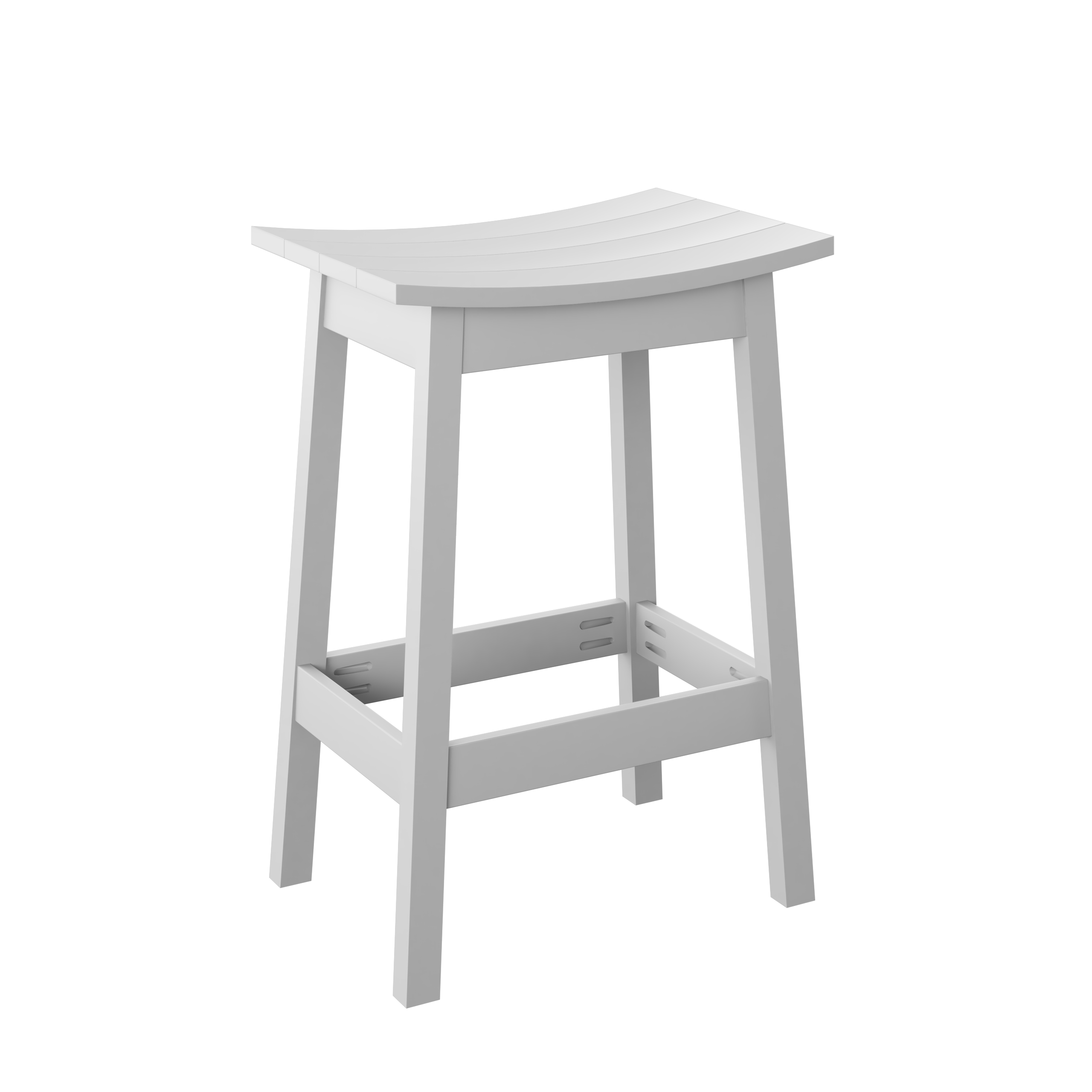 P93-B Polybird Saddle Stool-Bar Ht.